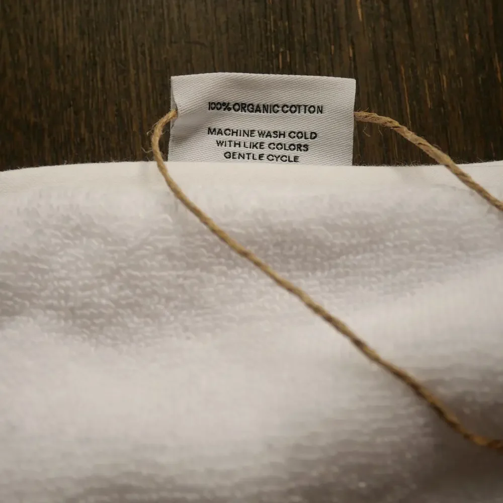 NEW 4 Pack Quince White Organic Turkish Cotton Kids Baby Hooded Towel Set